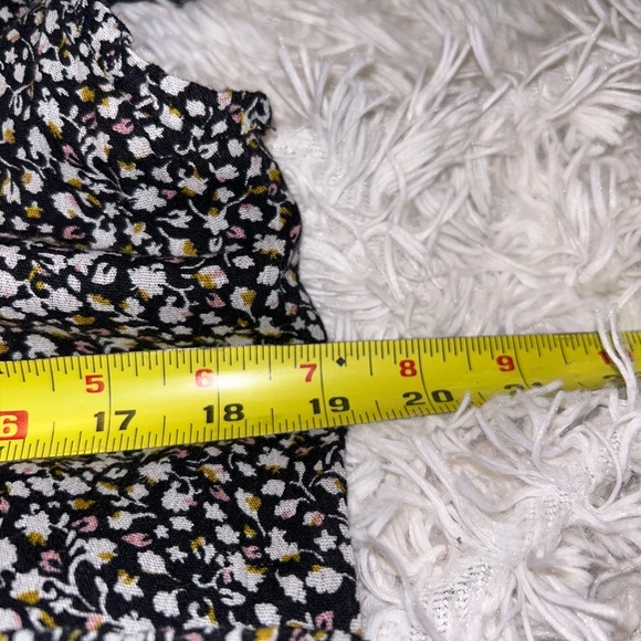 BP Floral Seventies Dress mini ruffle bottom spaghetti strap S 50% off w♥️ #56 - Picture 10 of 11